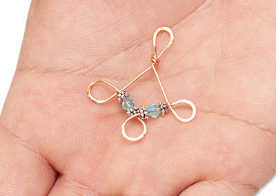 Beaded 3:1 wire link